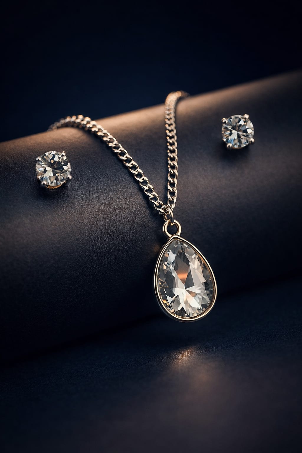 Pendant Necklace With A Fancy Gift Box